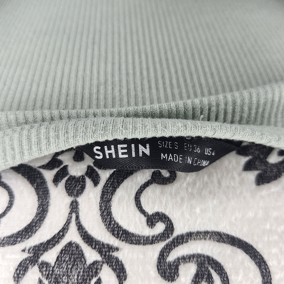 SHEIN Green Ribbed Tank Top - Small - Picture 5 of 5